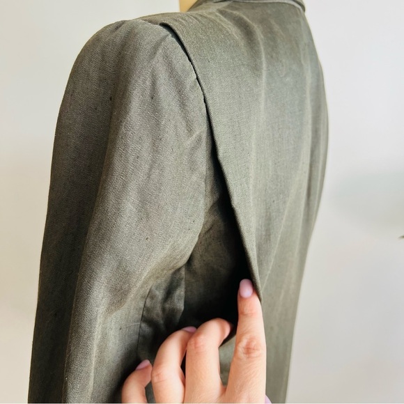 Lafayette 148 linen blazer with pockets - Picture 9 of 9